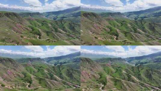 新疆托乎拉苏地貌航拍2高清在线视频素材下载