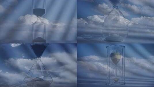 时间指针时间延时沙漏高清在线视频素材下载