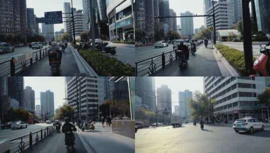 上海浦西街景风光高清在线视频素材下载