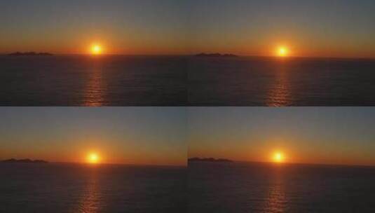 清晨日出 海上日出高清在线视频素材下载