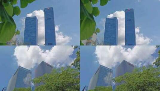 深圳办公大楼高清在线视频素材下载