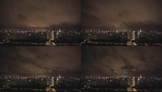 深圳南山粤海街道夜景延时高清在线视频素材下载