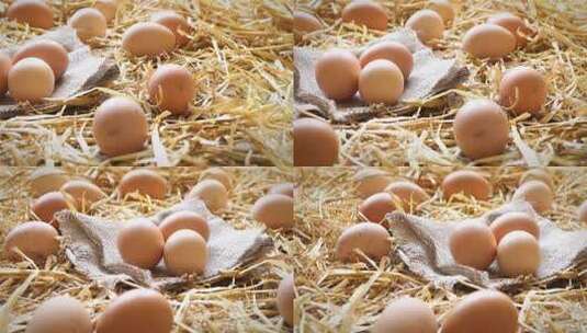 农家鸡蛋高清在线视频素材下载