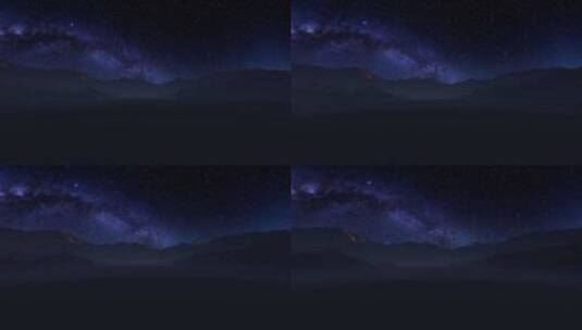 唯美星空夜景视频高清在线视频素材下载