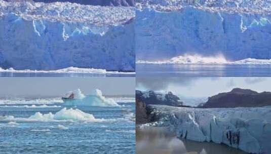 【合集】海面上的冰川高清在线视频素材下载