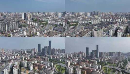 江西南昌都市航拍空镜高清在线视频素材下载