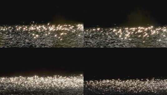 4K波光粼粼湖水高清在线视频素材下载