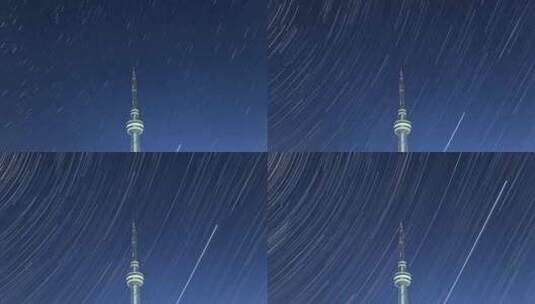 夜空 星空 星轨 星星 银河高清在线视频素材下载