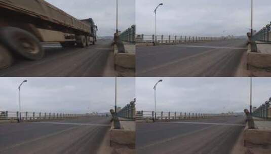 桥梁延时轨道摄影高清在线视频素材下载