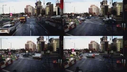 车辆在道路上行驶高清在线视频素材下载