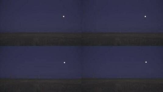 草原上的月亮高清在线视频素材下载