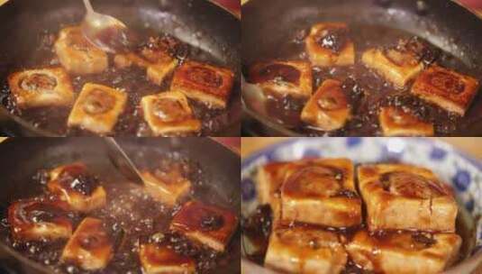 【镜头合集】海鲜塞豆腐酿豆腐豆腐酿高清在线视频素材下载