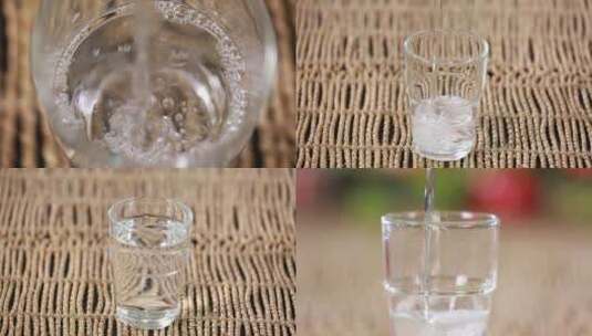 【镜头合集】玻璃杯透明杯子酒杯口杯高清在线视频素材下载