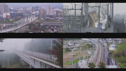 日本E7系W7系新干线高铁轻轨铁路高清在线视频素材下载