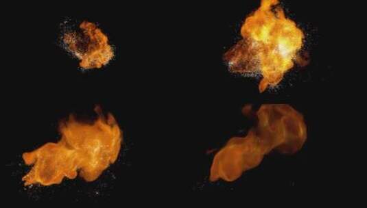 火焰烟雾粒子魔法特效背景元素 (52)高清在线视频素材下载