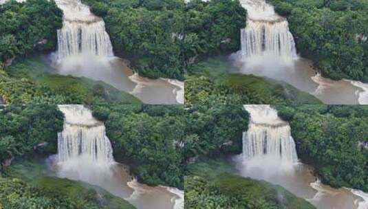 4k航拍贵州5A级国家景区黄果树大瀑布 4高清在线视频素材下载