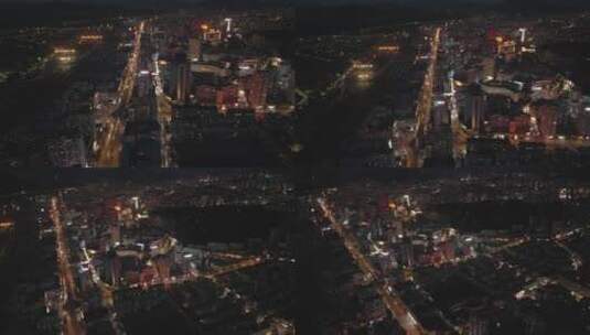 4K辽宁本溪航拍城市夜景视频素材高清在线视频素材下载