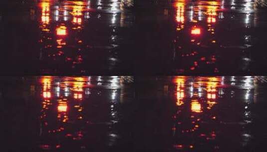 雨夜空镜素材高清在线视频素材下载