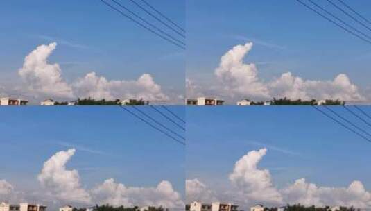 4K拍摄天空云朵高清在线视频素材下载