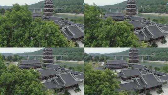古建筑 古镇 中式园林 中国风 中国元素高清在线视频素材下载
