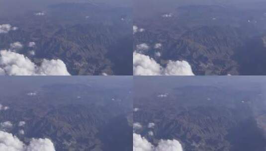 飞机在云层上飞行高清在线视频素材下载