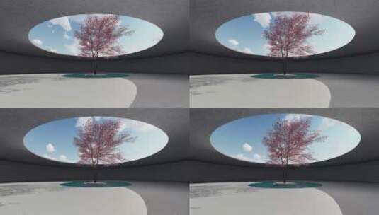 光影变化 抽象建筑 单镜头_31号高清在线视频素材下载