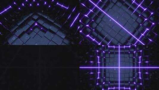 科幻几何线条光束高清在线视频素材下载