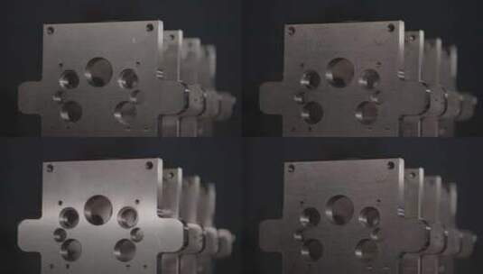 模具工厂视频模具标注金属模具高清在线视频素材下载