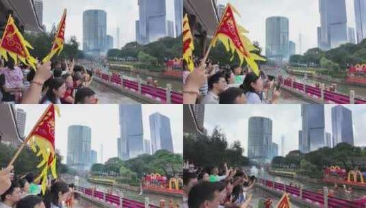 中国广东省广州市天河区猎德招景高清在线视频素材下载