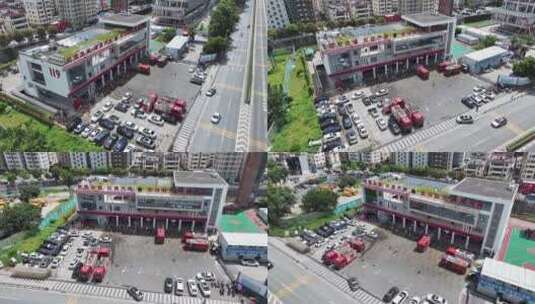 深圳龙华大浪街道消防救援队高清在线视频素材下载