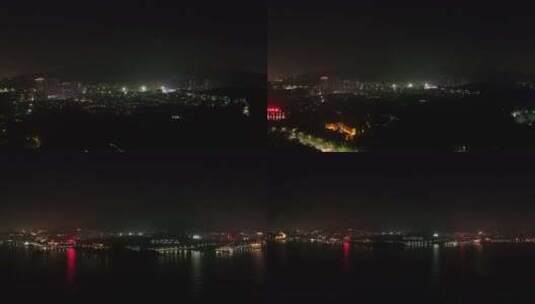 烟台海边夜景高清在线视频素材下载