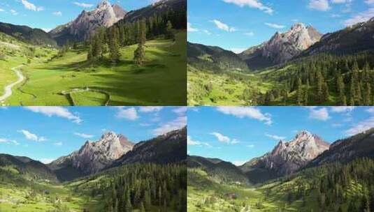 自然风景 大美山川 唯美治愈 高山流水高清在线视频素材下载