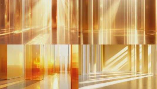 金色光线舞台背景素材高清在线视频素材下载