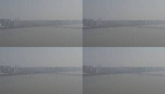 钱塘江两岸高清在线视频素材下载