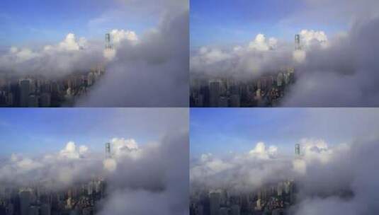 无人机穿云镜头高清在线视频素材下载