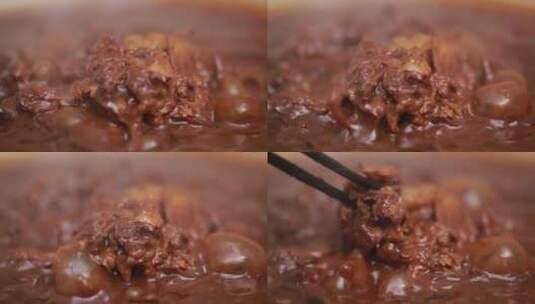 沸腾炖牛肉牛筋 (2)高清在线视频素材下载