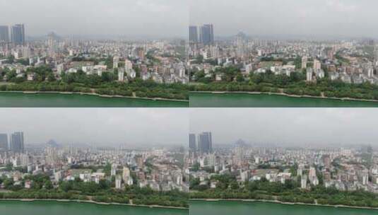航拍柳州柳州城市建设高清在线视频素材下载