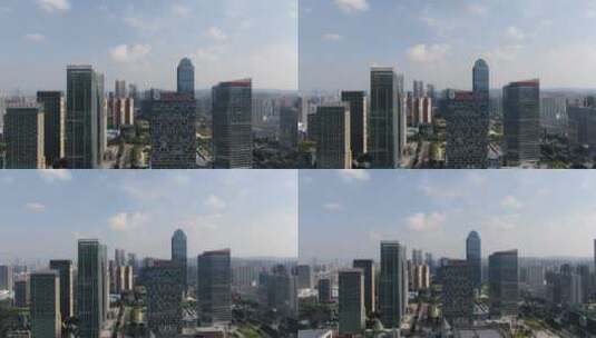 贵阳国家经济开发区高楼建筑高清在线视频素材下载
