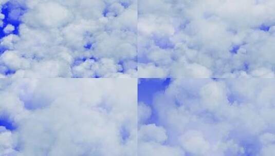 【原创】蓝天白云穿梭2高清在线视频素材下载