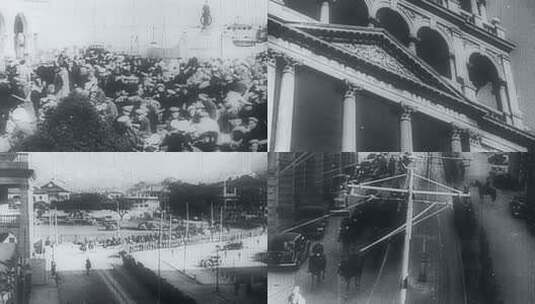 1941年日军进攻占领登陆香港沦陷香港保卫战高清在线视频素材下载