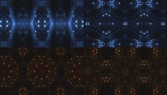 30 4K蓝色红色粒子运动背景高清在线视频素材下载