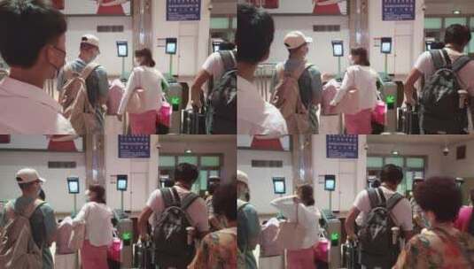 郑州火车站 火车站 候车人群 火车站内景高清在线视频素材下载