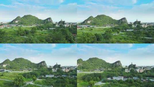 桂林市穿山景区高清在线视频素材下载