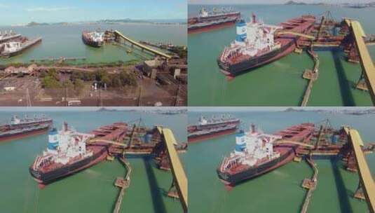 巴西亚马逊河口船只高清在线视频素材下载
