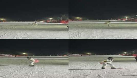 美女滑雪自拍高清在线视频素材下载