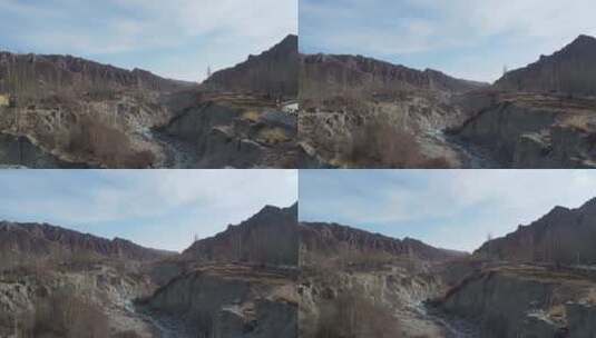 航拍新疆南疆帕米尔高原大气苍凉公路景色高清在线视频素材下载
