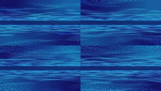 蓝色粒子科技高清在线视频素材下载
