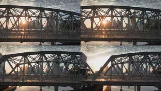 上海外白渡桥高清在线视频素材下载