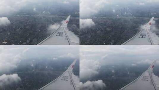 广州珠江新城飞机俯瞰广州塔猎德大桥航拍高清在线视频素材下载