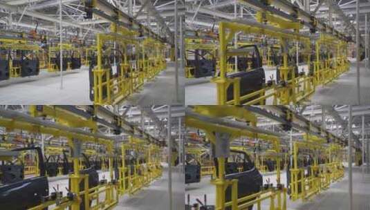 汽车制造厂、车门生产 02高清在线视频素材下载